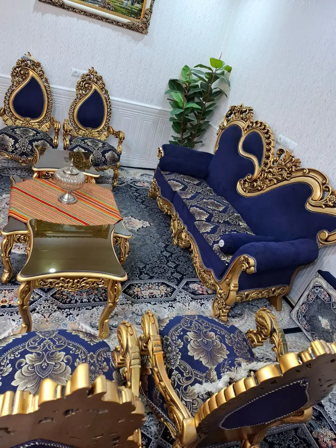 مبل سلطنتی|مبلمان خانگی و میز عسلی|دزفول, |دیوار