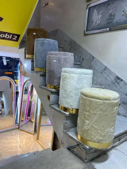 پاف پارچه ای|صندلی و نیمکت|زنجان, |دیوار