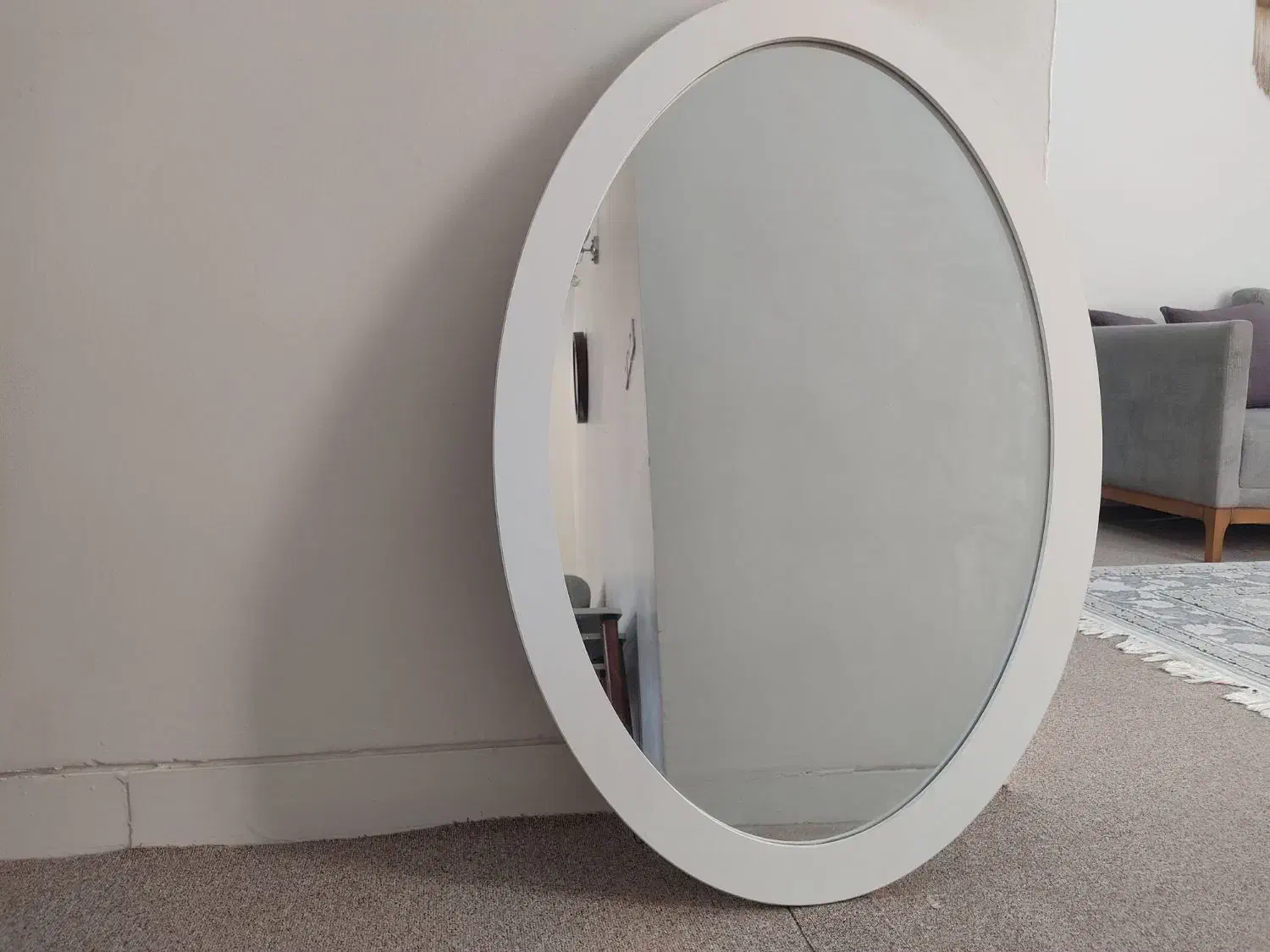 اینه بیضی باجنس اینه ضخیم|آینه|جم, |دیوار