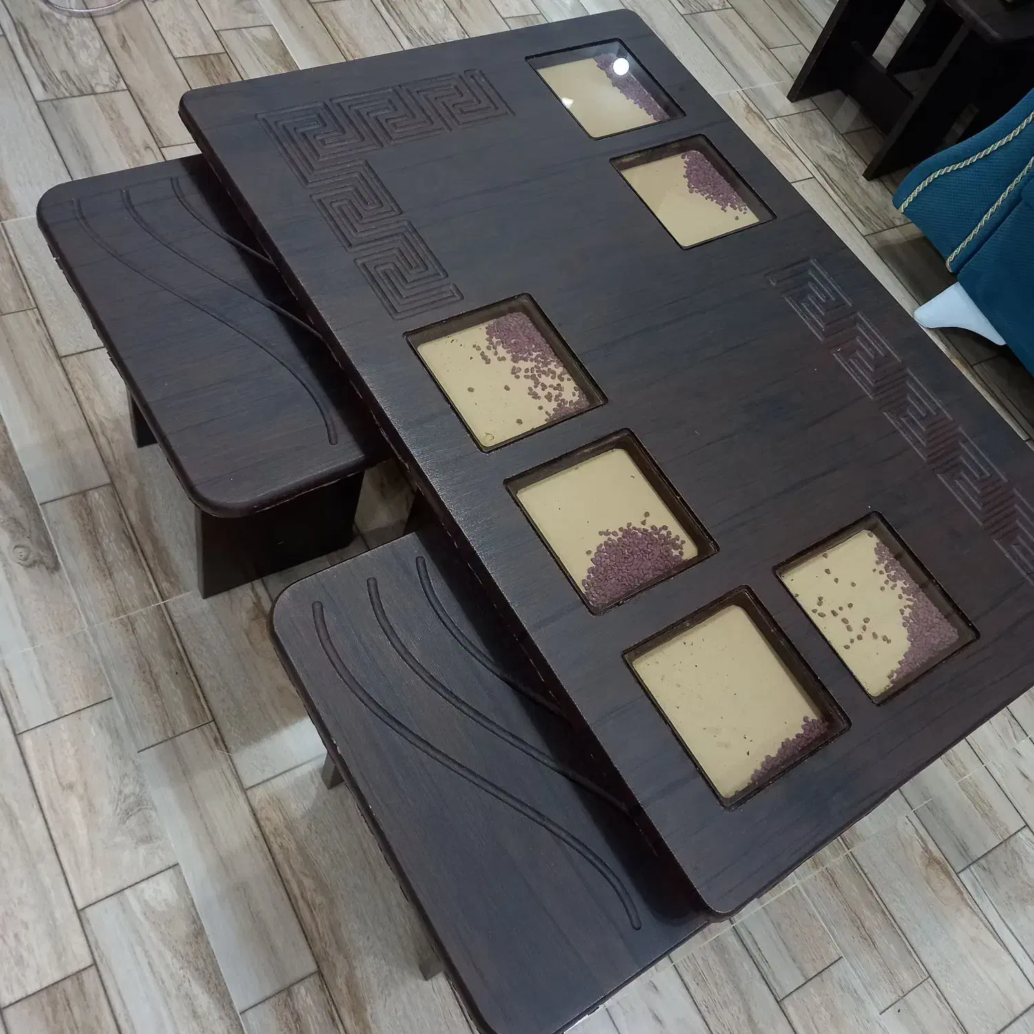 ۴ عدد جلو مبلی شیک و تمیز|مبلمان خانگی و میز عسلی|لاهیجان, لیالستان|دیوار