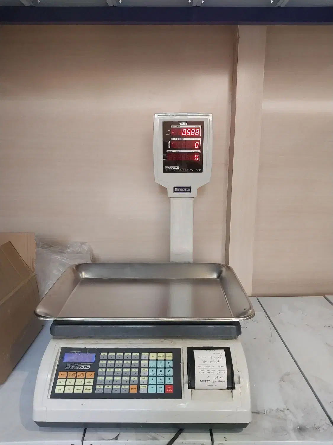 ترازو ۶۰ کیلویی پرینتردار برند|فروشگاه و مغازه|فولادشهر, مسکن مهر فولادشهر|دیوار