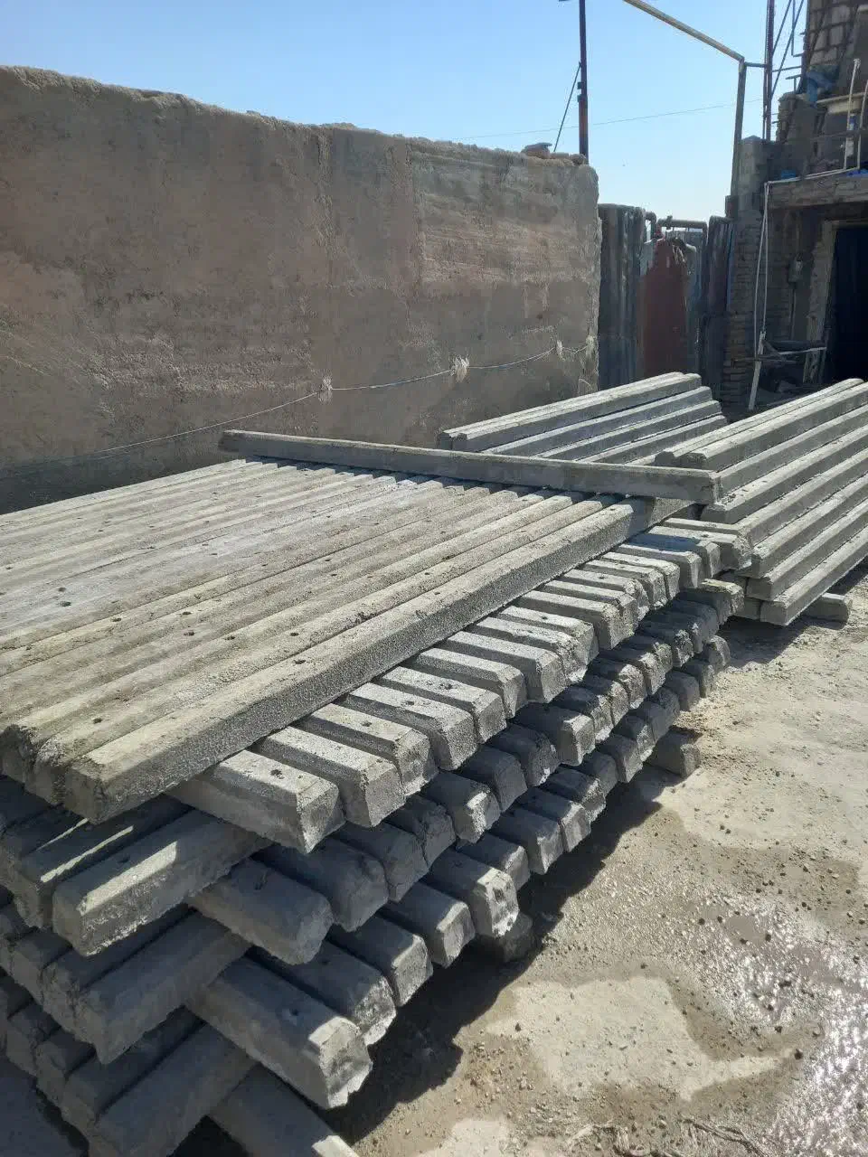 پایه بتنی (پایه فنس)|مصالح و تجهیزات ساختمان|شهریار, بکه|دیوار