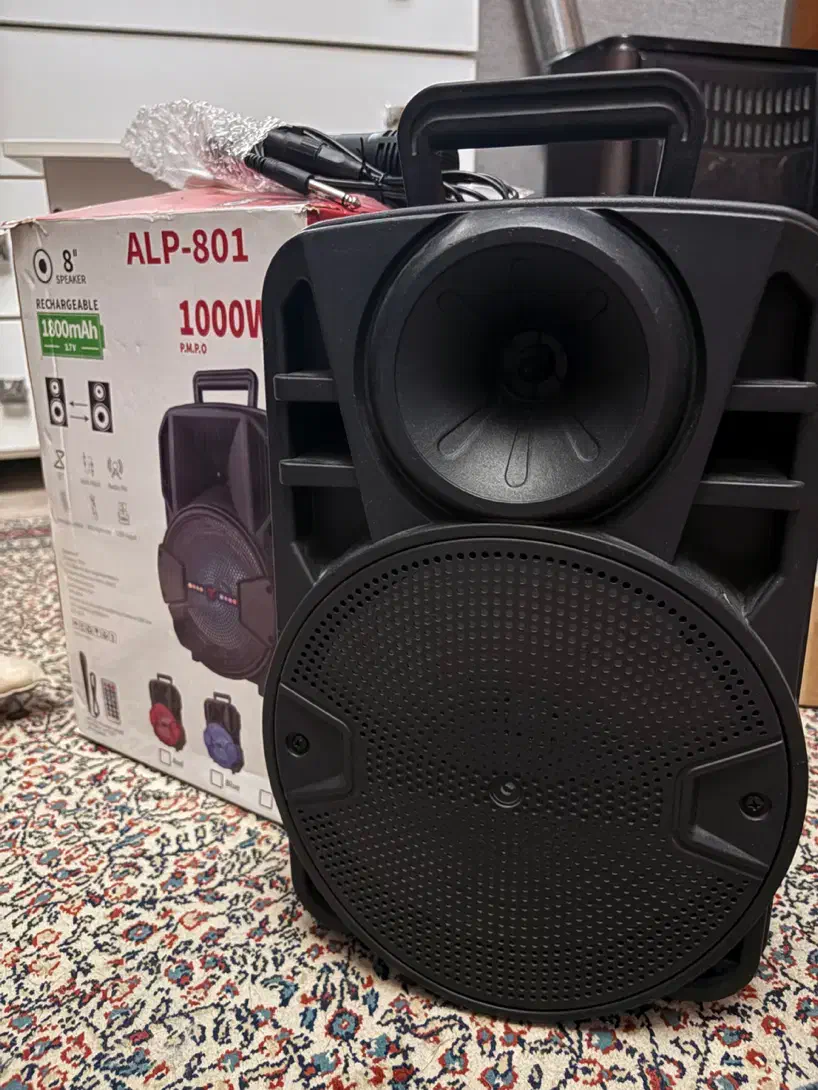 اسپیکر بلوتوثی پارتی باکس ۱۰۰۰w با میکروفون وکنترل|پخشکننده همراه|گرگان, |دیوار