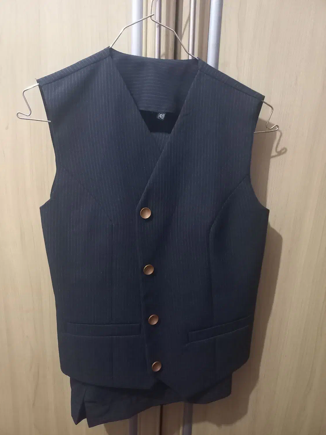 ست سه تیکه دیپلمات سایز۴۰(کت ،شلوار،جلیقه)|لباس|مراغه, |دیوار