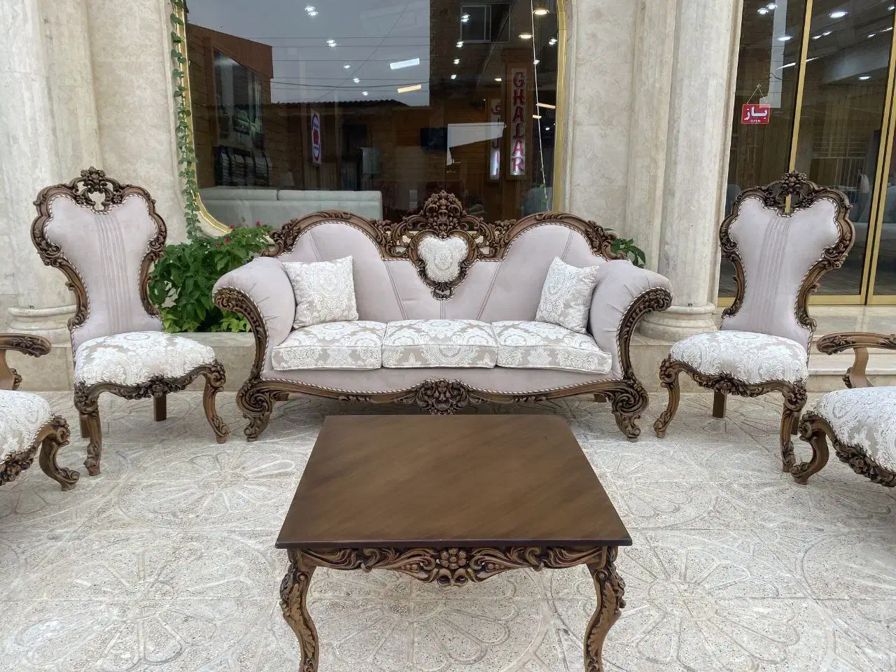 مبل سلطنتی دایان|مبلمان خانگی و میز عسلی|گنبد کاووس, |دیوار