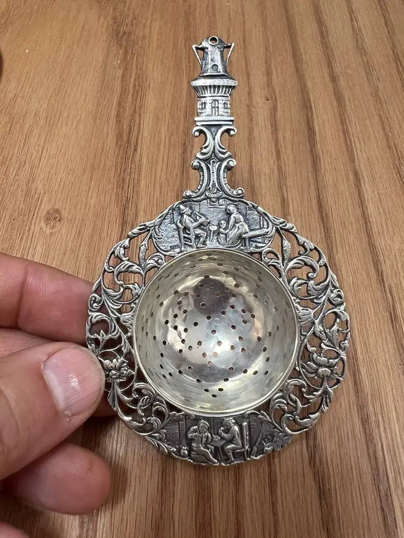 صافی چای نقره آنتیک هلندی|کلکسیون اشیاء عتیقه|تهران, نارمک|دیوار