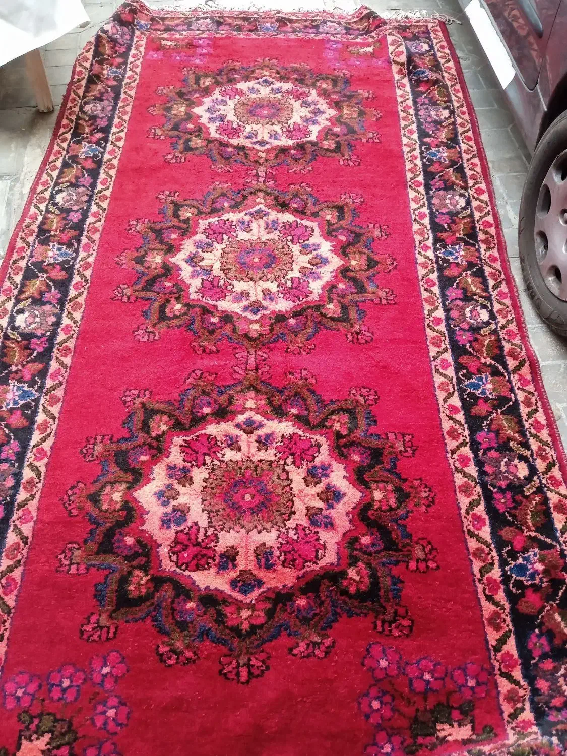 قالیچه دستباف بزرگ|فرش|تربت‌حیدریه, مظفریه|دیوار