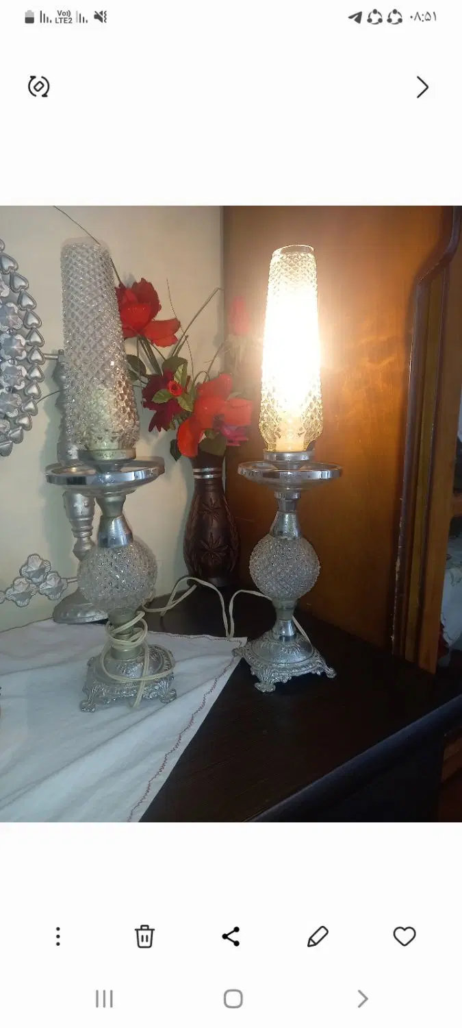 شمعدان|آینه|اردبیل, |دیوار