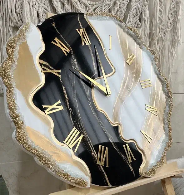 ساعت دیواری رزینی با جاکلیدی رایگان|ساعت دیواری و تزئینی|فارسان, |دیوار