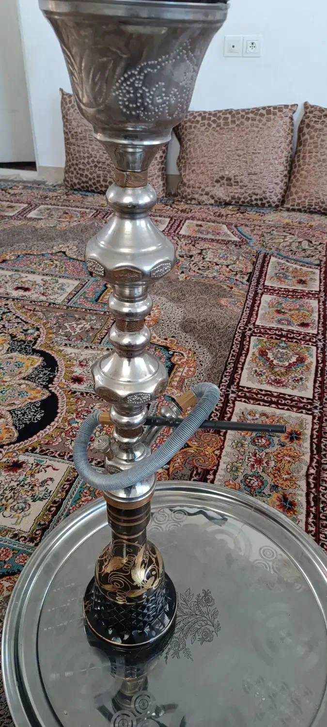 قلیون برنجی عربی|کلکسیون اشیاء عتیقه|خواف, |دیوار