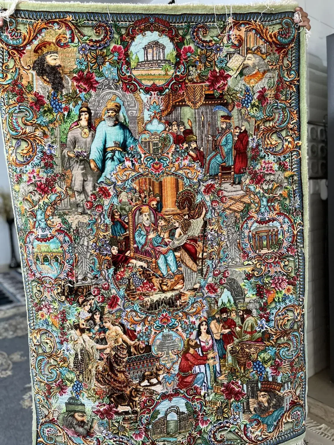 فرش دستباف سلاطین - فروش فوری|فرش|اصفهان, الهیه|دیوار