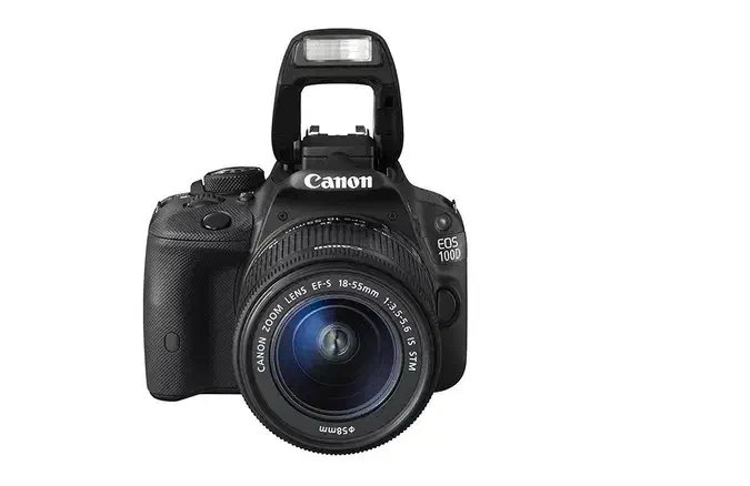 دوربین canon100D تمیز +لنز 18-55|دوربین عکاسی و فیلم‌برداری|قم, دورشهر|دیوار