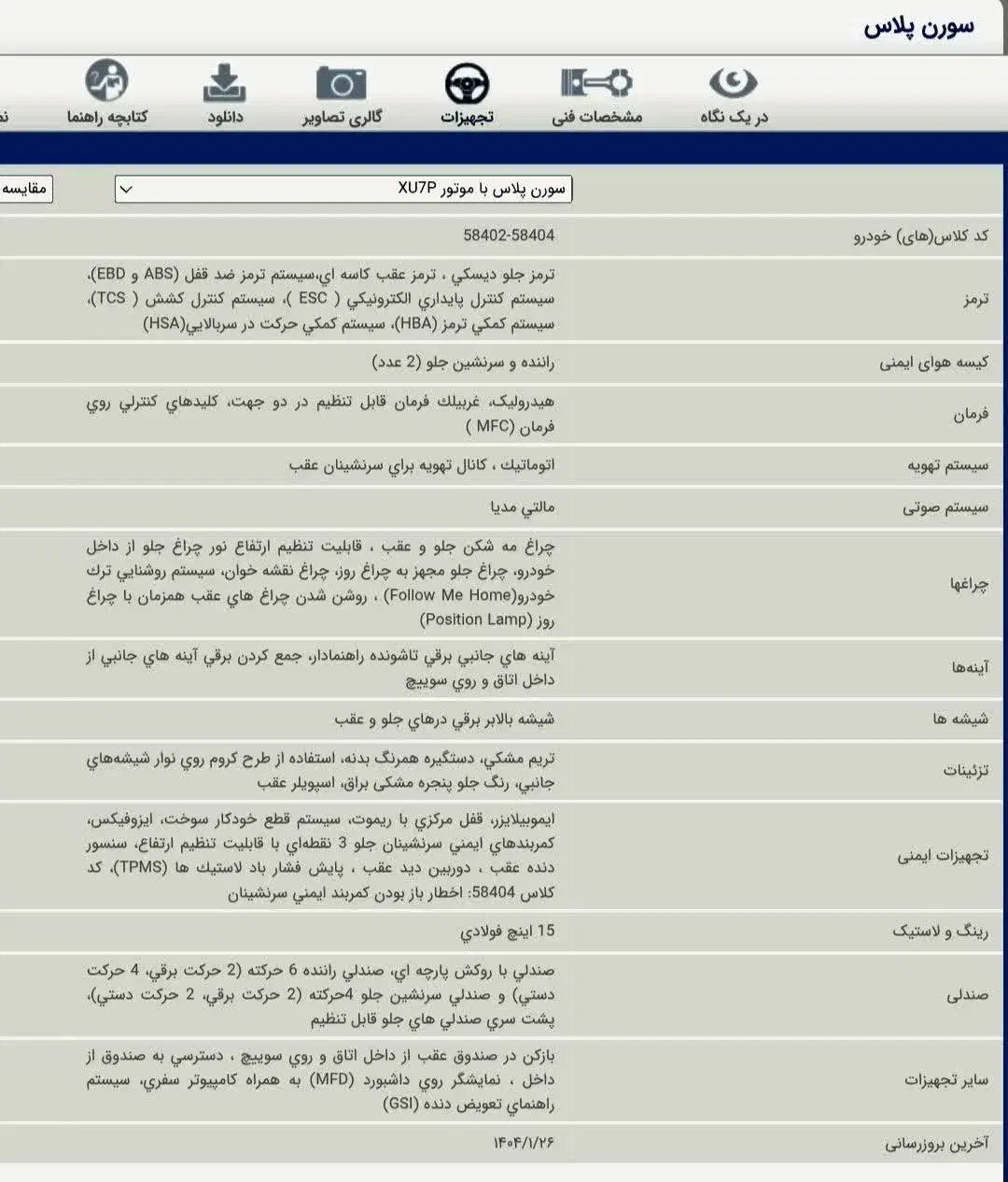 حواله سورن +XU7P|خودرو سواری و وانت|شازند, |دیوار