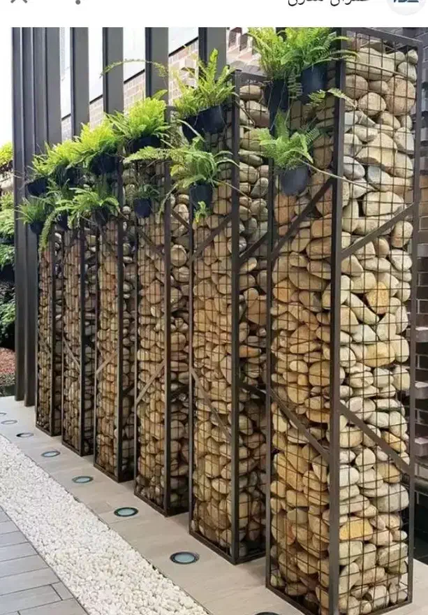 ساخت نمای سنگی وقفس برای قلوه سنگ|مصالح و تجهیزات ساختمان|بابکان, |دیوار