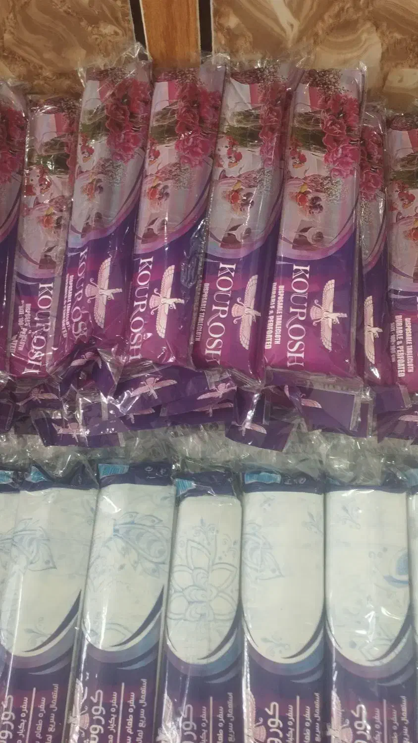 تولید انواع سفره وکیسه زباله|ظروف نگهدارنده، پلاستیکی، یکبارمصرف|خمیر, |دیوار