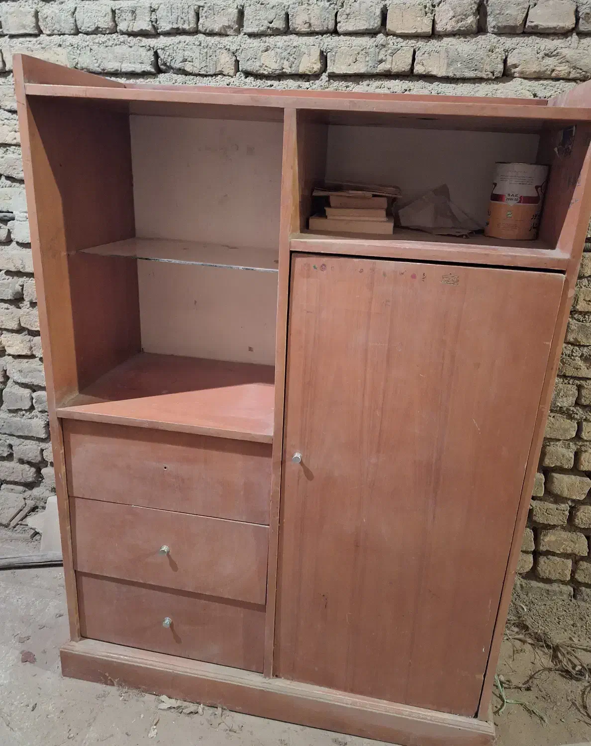 کمد چوبی جای لباس، دکور و کشودار|جاکفشی، کمد، دراور|شیروان (خراسان), |دیوار