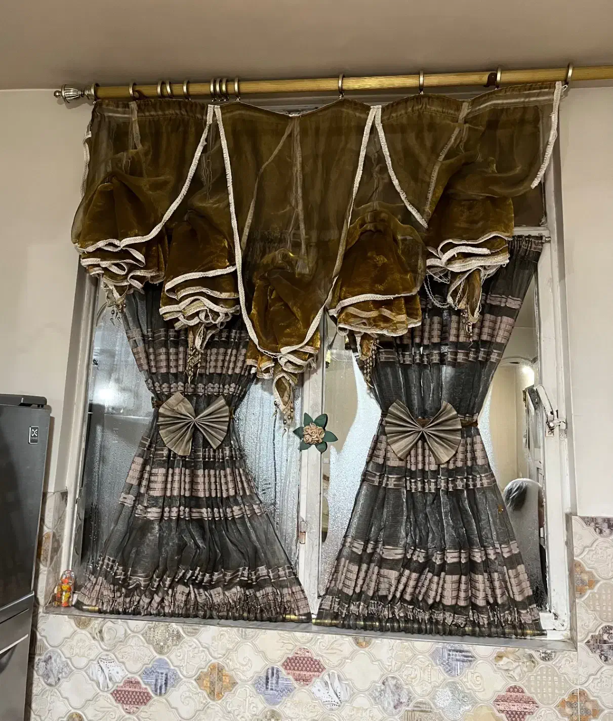 پرده آشپزخانه|پرده، رانر، رومیزی|ورامین, ورامین|دیوار