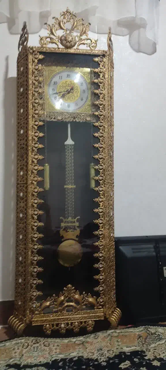 ساعت ایستاده برنز|ساعت دیواری و تزئینی|خرمآباد, |دیوار