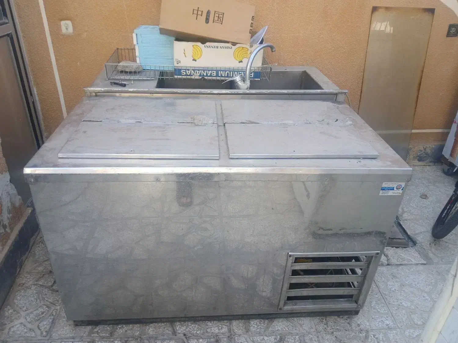 یخچال فریزر صندوقی|فروشگاه و مغازه|ساوه, |دیوار