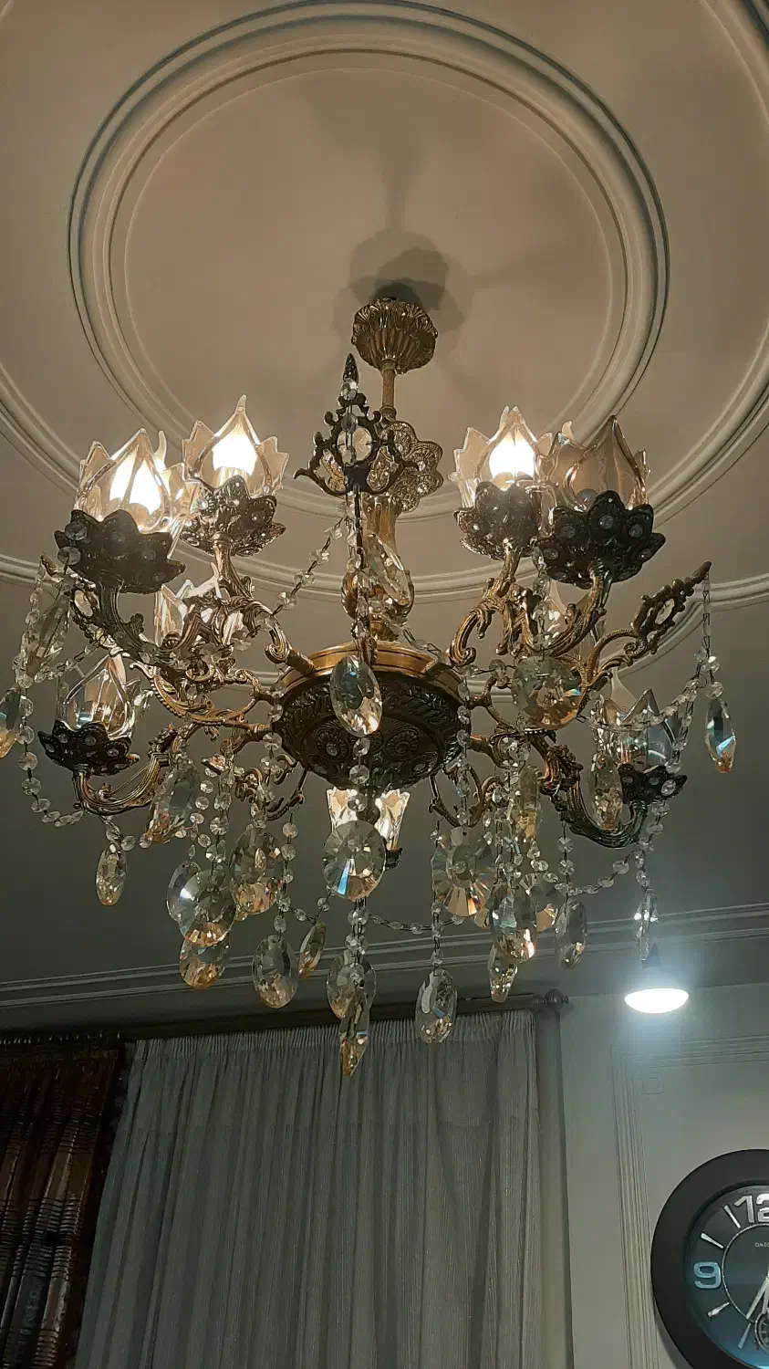 لوستر برنز|لوستر و چراغ آویز|اصفهان, درب کوشک|دیوار