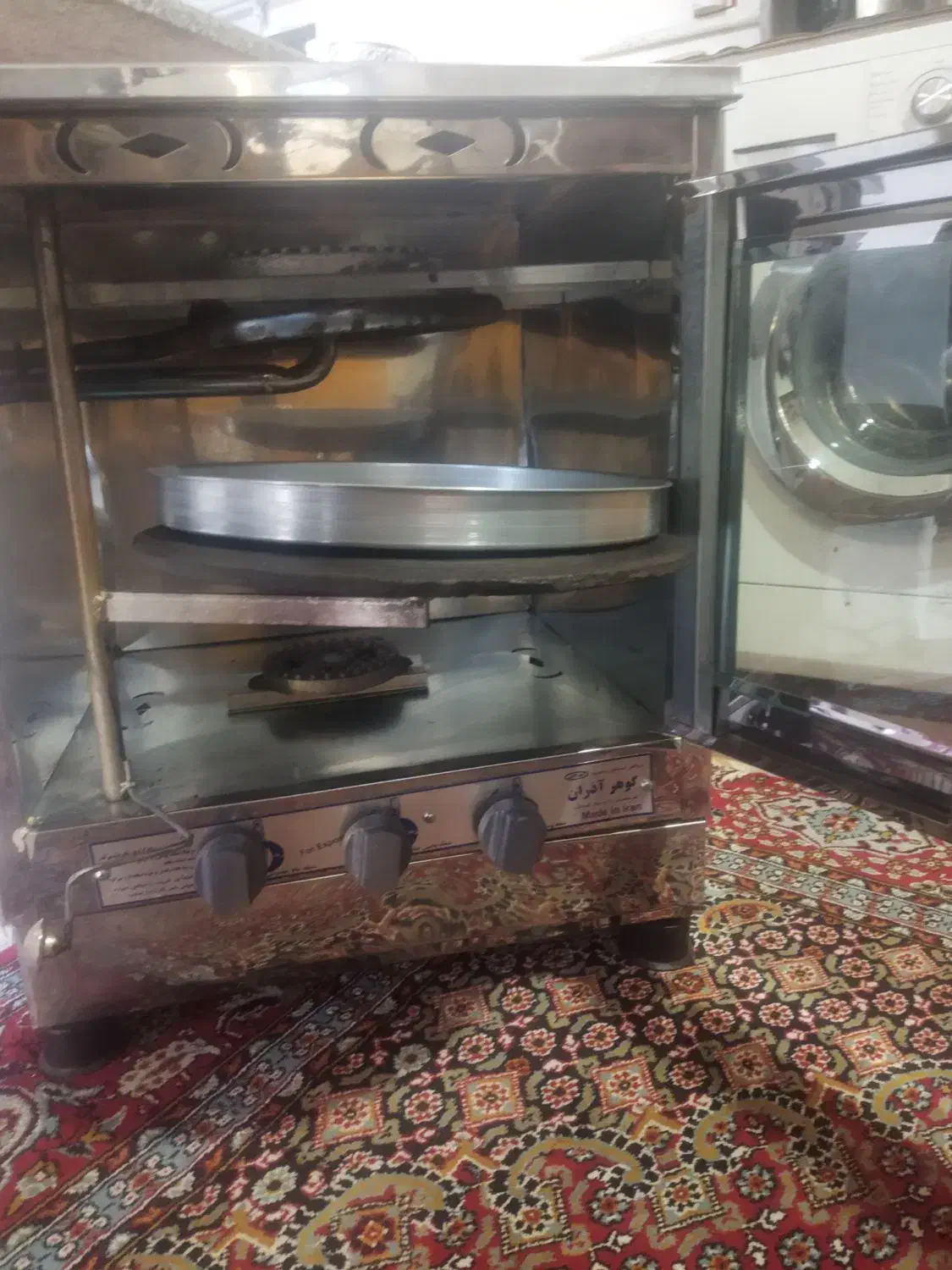 تنور گازی استیل دوچدن|اجاق گاز و لوازم برقی پخت‌وپز|قروه, |دیوار