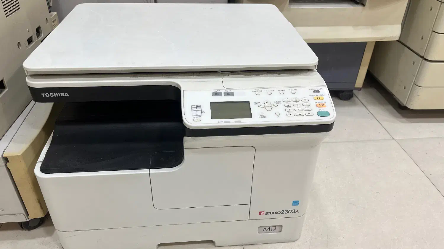 توشیبا ۲۳۰۳ استوک در حد|پرینتر، اسکنر، کپی، فکس|کلاله, |دیوار