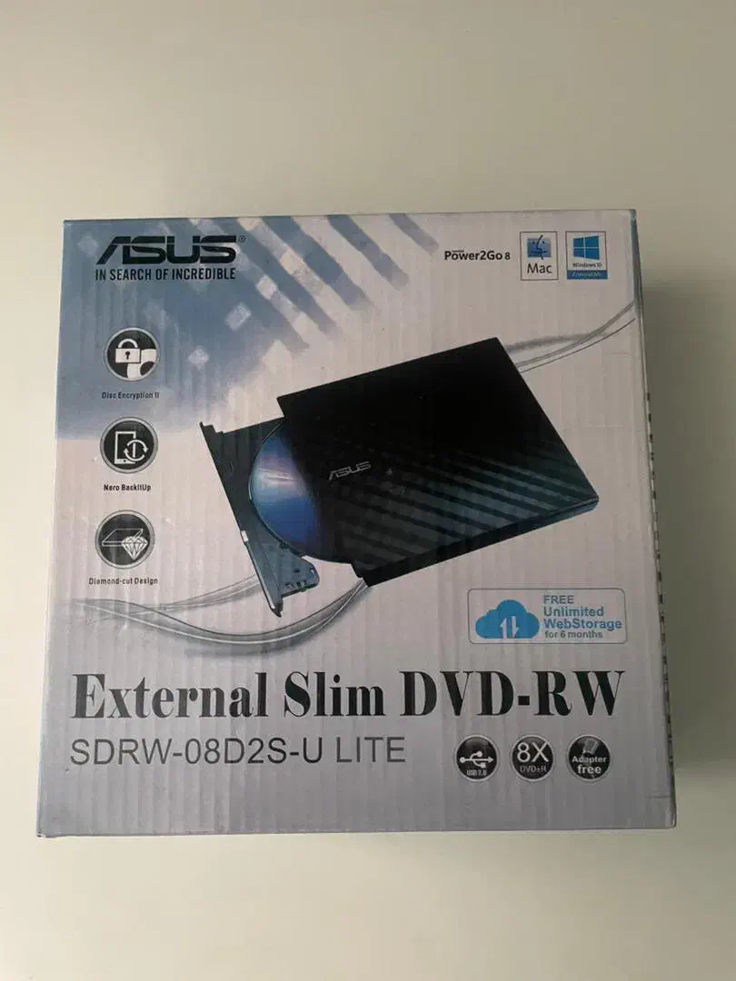دی وی دی رام اکسترنال اسلیمDvd ram external slim|پخش‌کننده DVD و ویدیو|تهران, مختاری|دیوار
