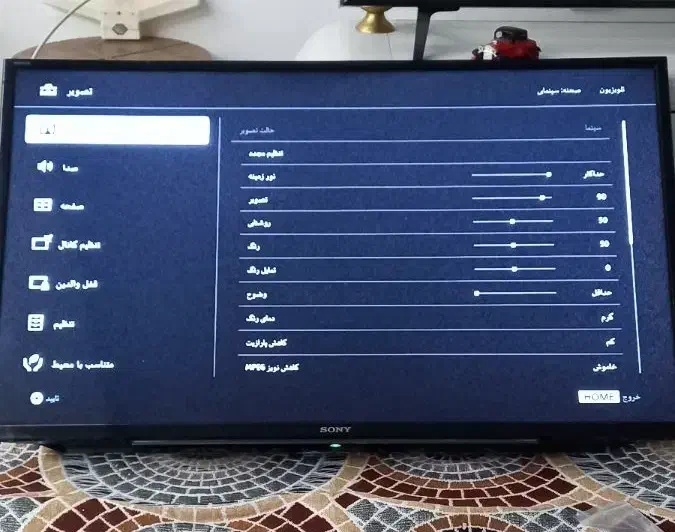 تلوزیون ال ای دی ۴۰ اینچ سونی اصل|تلویزیون و پروژکتور|اهواز, شهرک دانشگاه|دیوار