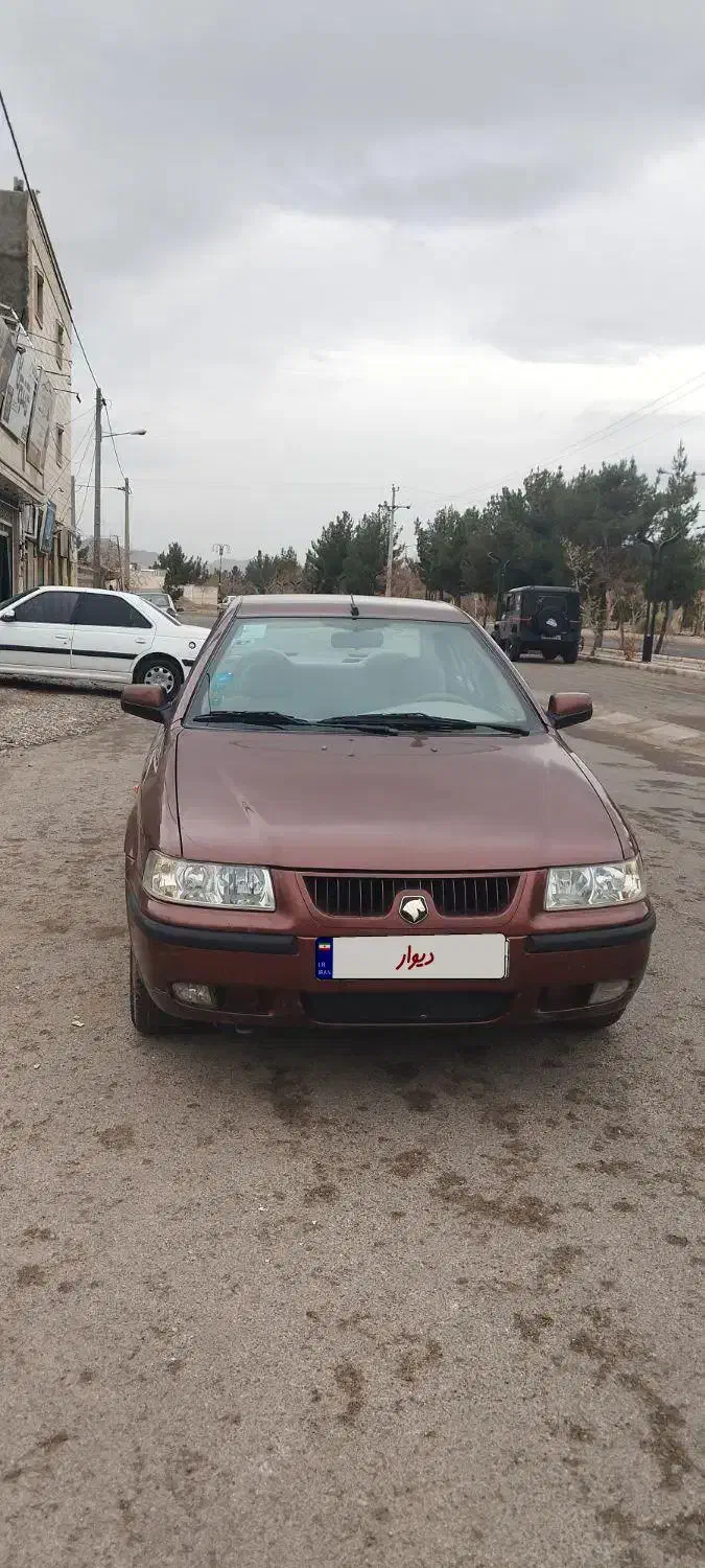 فروشی سمند مدل نود رنگ زیبای شکلاتی|خودرو سواری و وانت|بیرجند, |دیوار