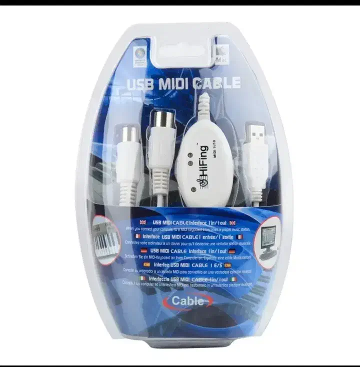 کابل ارگ به گوشی یا کابل midi|پیانو، کیبورد، آکاردئون|ساوه, |دیوار