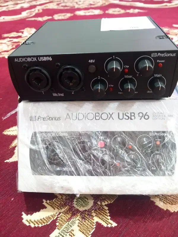 کارت صدا presonus AUDIO Box usb 96|آلات موسیقی|رشت, عینک|دیوار