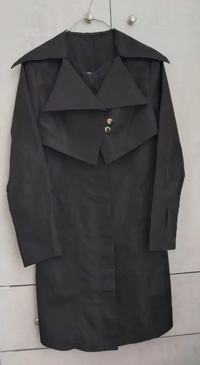 بارونی سیاه سایز 36|لباس|شهرضا, |دیوار