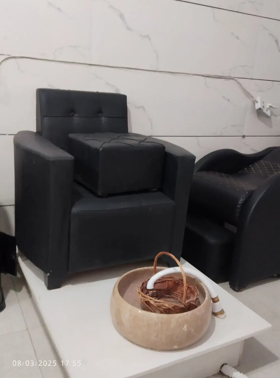 ست صندلی پدیکور تمیز بدون آسیب|آرایشگاه و سالنهای زیبایی|کرمانشاه, |دیوار