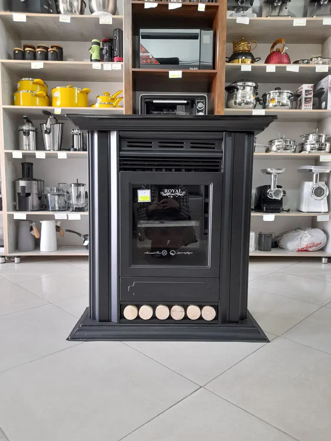 شومینه بخاری گازی ۲۵۰۰۰ مروارید سوز * اثاث مارکت|بخاری، هیتر، شومینه|سیرجان, |دیوار