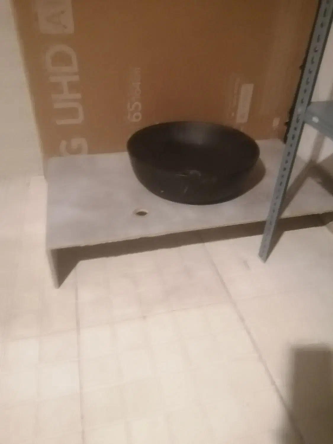 فروش قاب سنگ سرامیک همراه با روشویی گرد|مصالح و تجهیزات ساختمان|شیراز, ابیوردی|دیوار