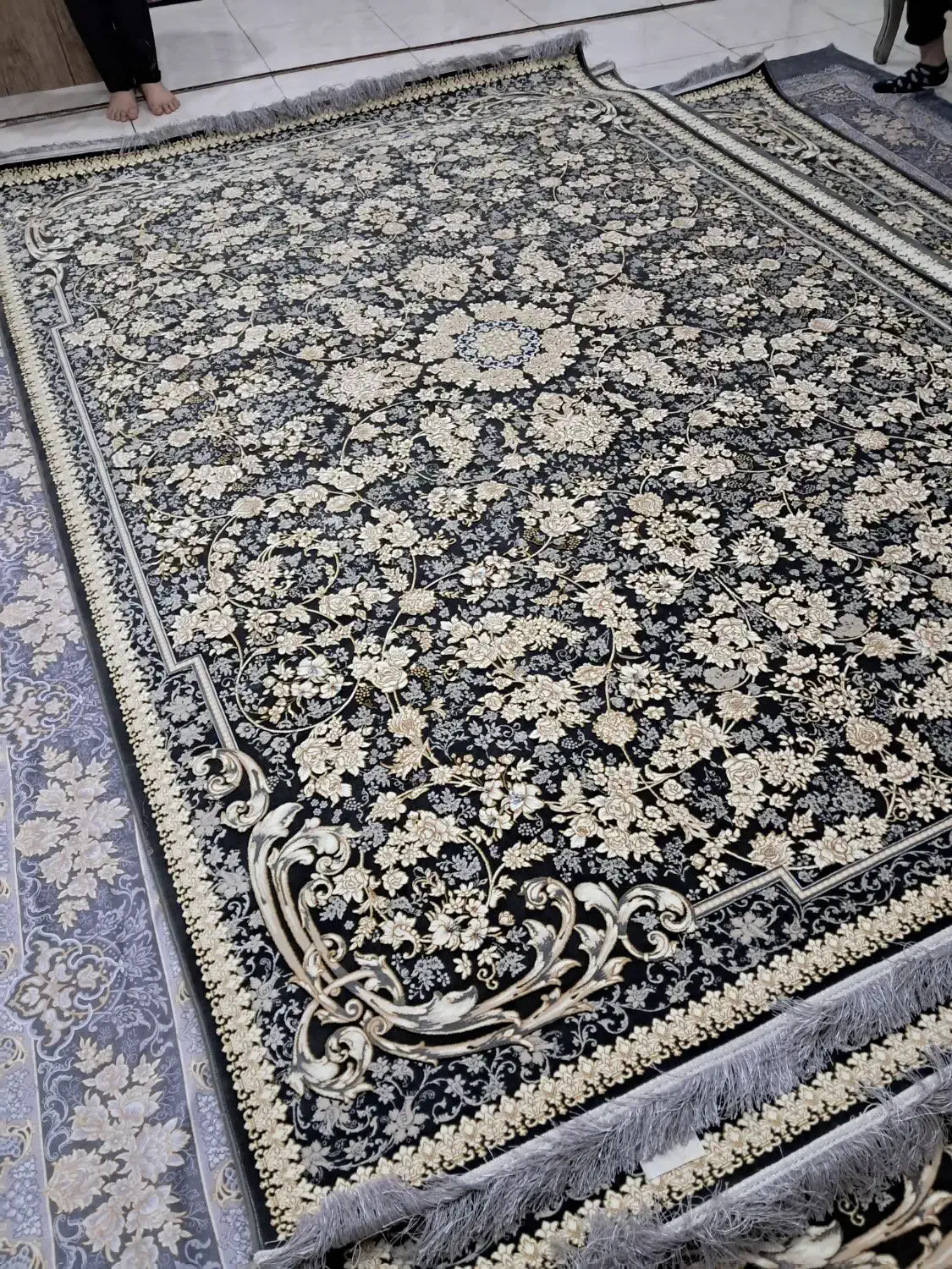 ۵تخته فرش ۶متری ۱۲۰۰تراکم ۳۶۰۰گلبرجسته اکبند|فرش|ورامین, شهرک مدرس|دیوار