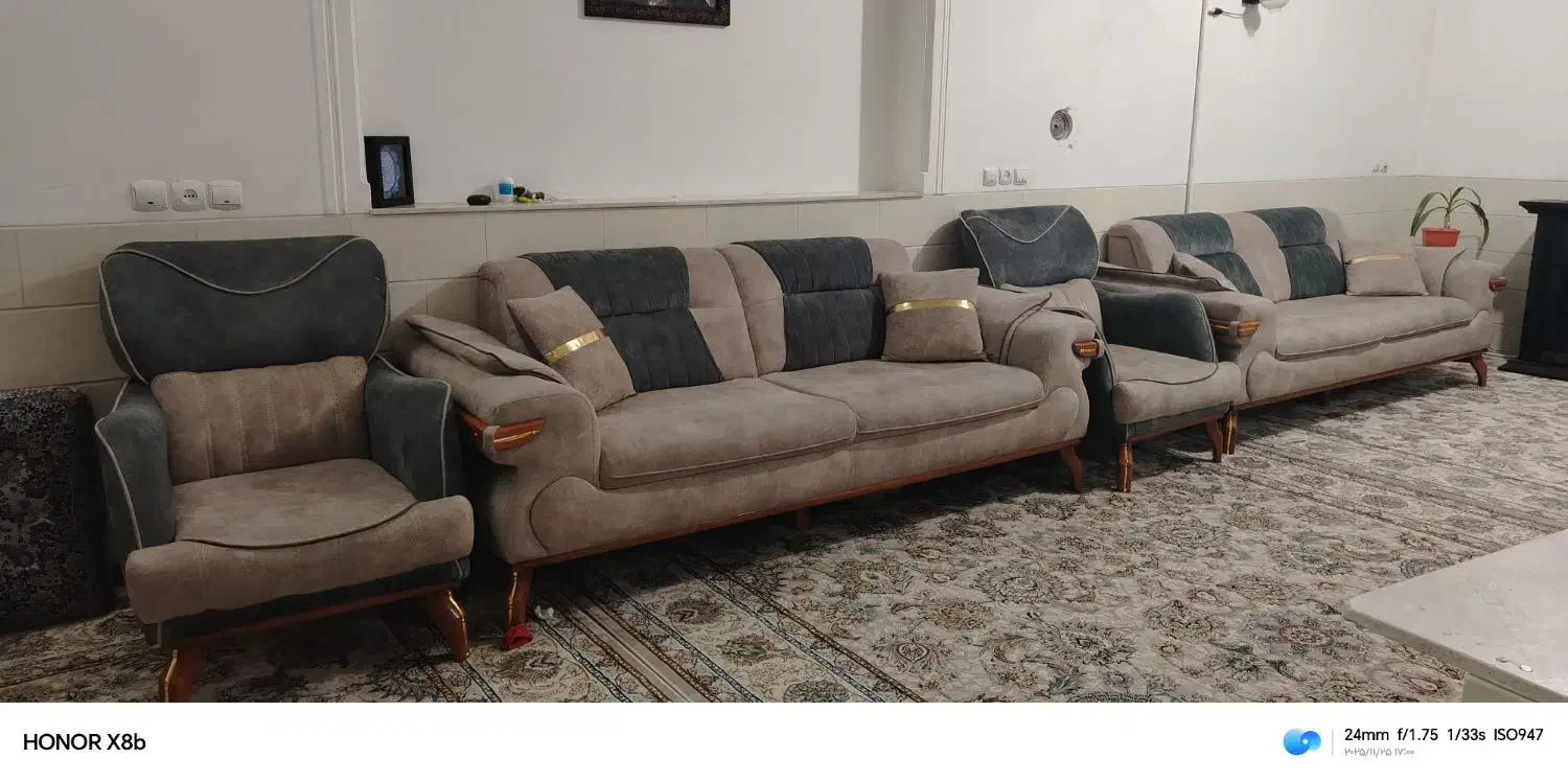 مبل ۸نفره|مبلمان خانگی و میز عسلی|اردکان, |دیوار