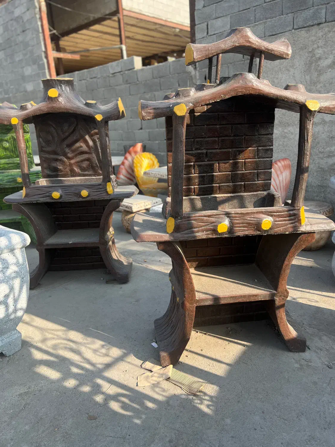 منقل گازی باربیکیو زغالی کباب پز بتنی|اجاق گاز و لوازم برقی پخت‌وپز|شوش, |دیوار