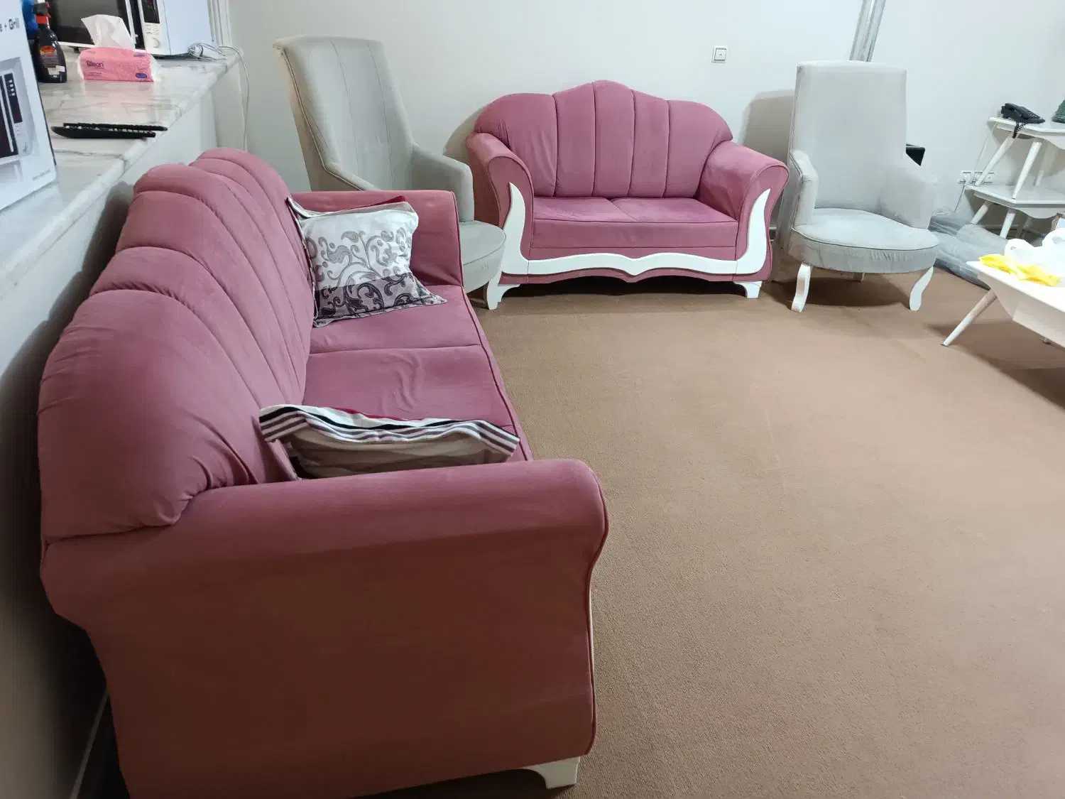 مبل هفت نفره|مبلمان خانگی و میز عسلی|کرج, شهرک بهداری|دیوار