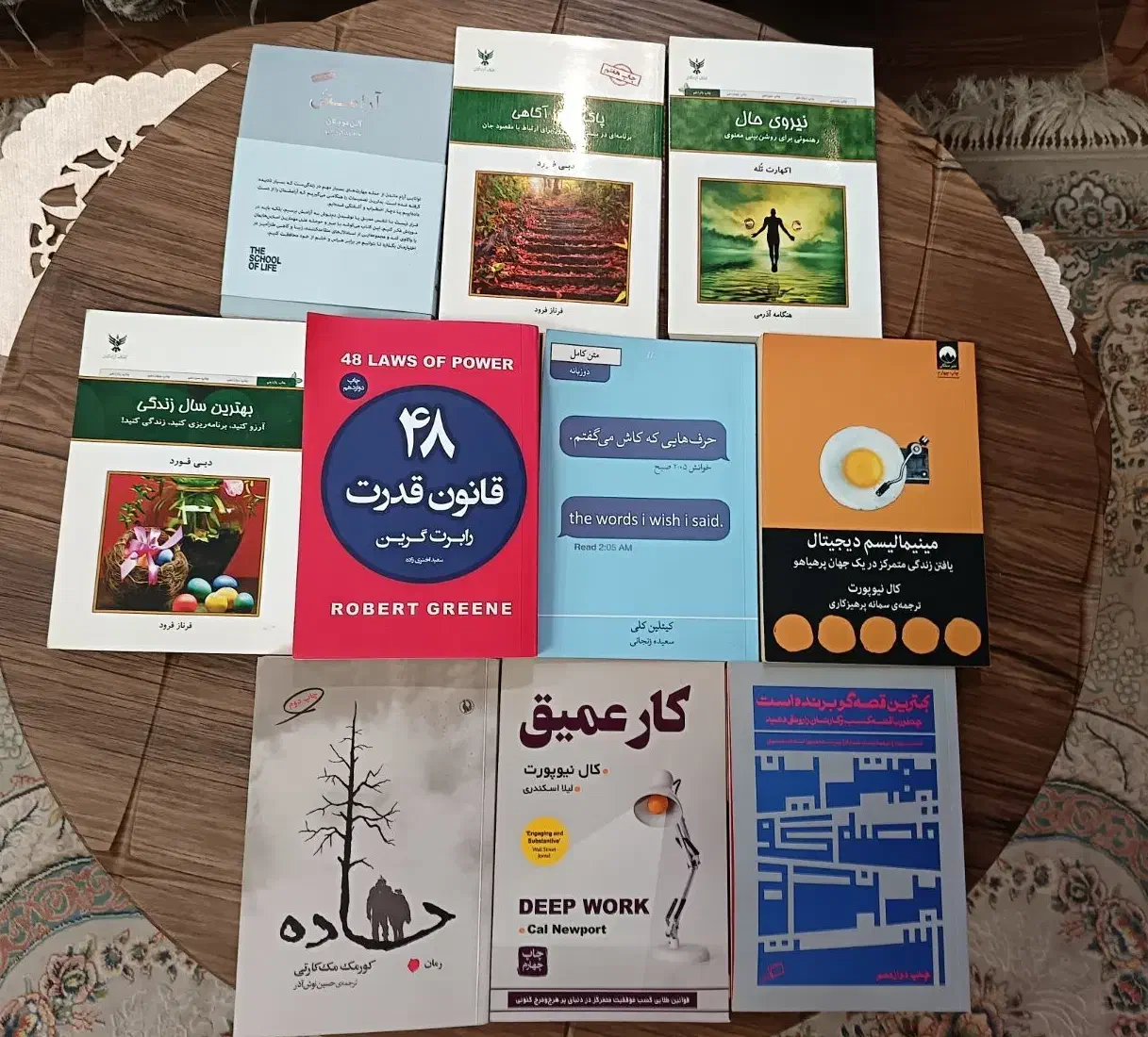 تعدادی کتاب نو|کتاب و مجله ادبی|رشت, رشتیان|دیوار