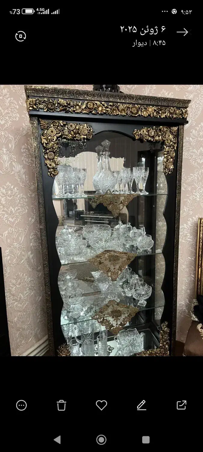 بوفه چوبی|بوفه، ویترین، کنسول|تبریز, |دیوار