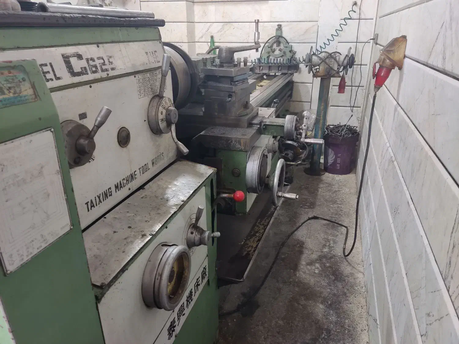 فروش یک عدد دستگاه تراش ۲متر شرکت تامی|ماشین‌آلات صنعتی|نجف‌آباد, ویلاشهر|دیوار