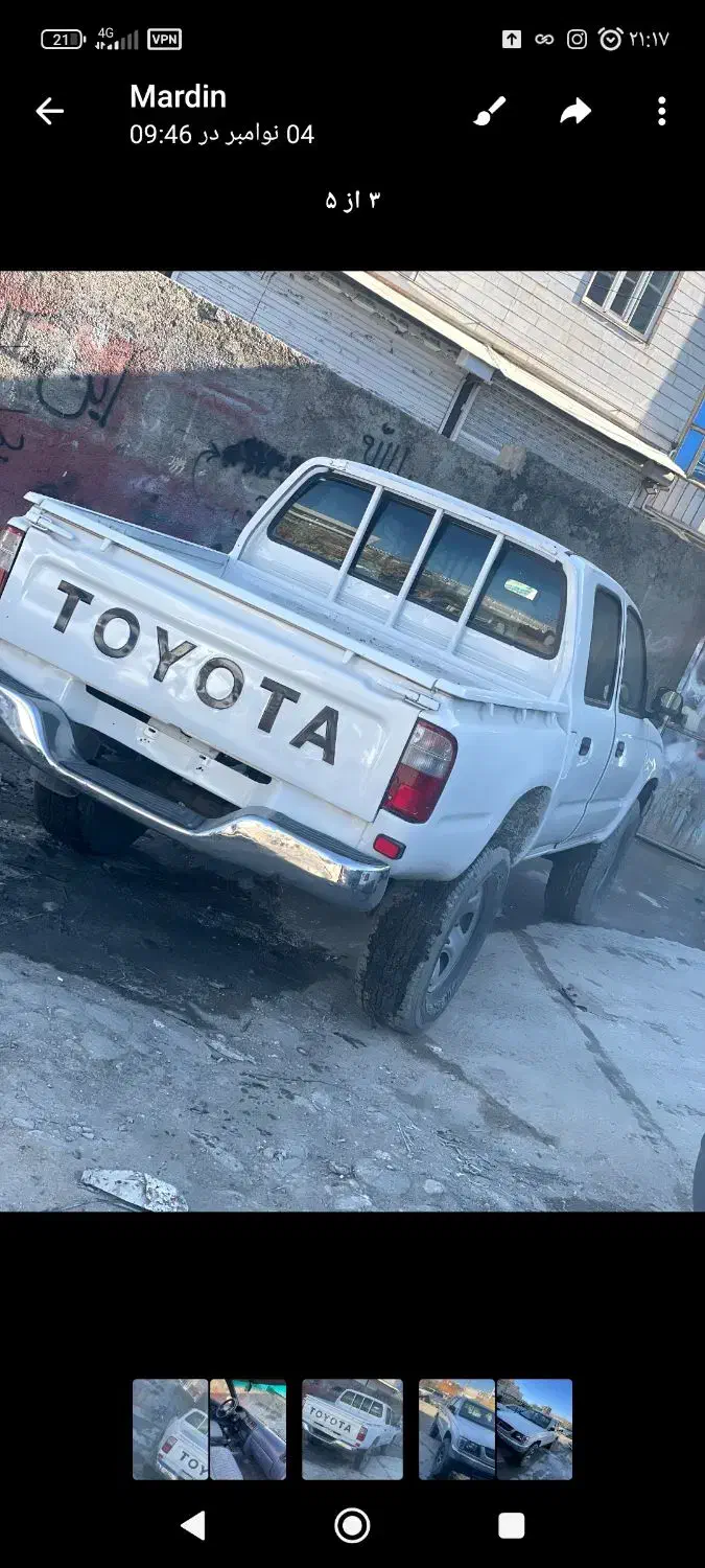 تویتاهایلوکس 2001|خودرو سواری و وانت|مریوان, |دیوار