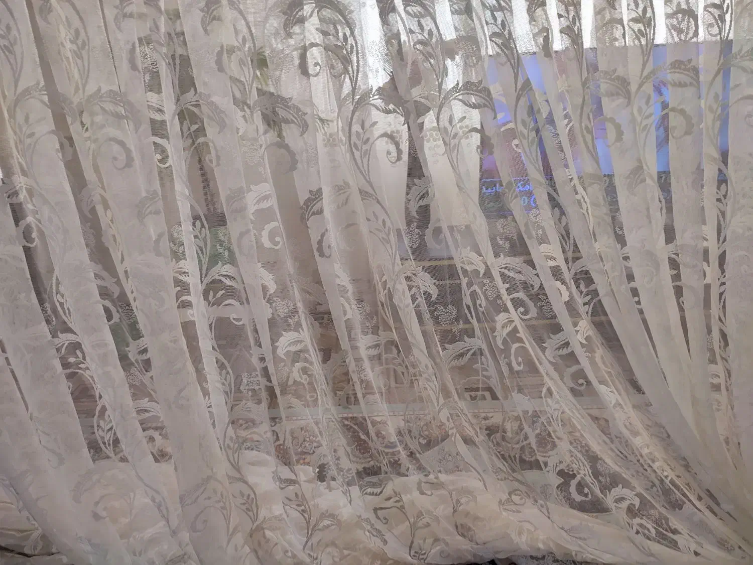 پرده تمیز و نو|پرده، رانر، رومیزی|شیروان (خراسان), |دیوار