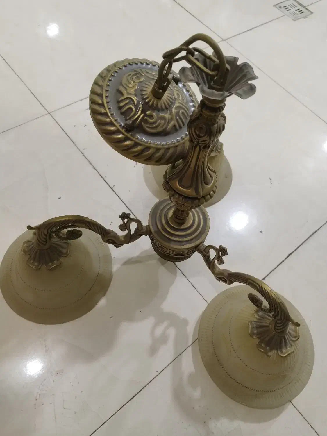 لوستر سه شعله|لوستر و چراغ آویز|محمدشهر, سیدآباد|دیوار