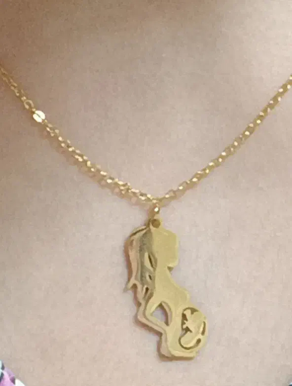 گردنبند مادر باردار استیل رنگ ثابت|زیورآلات و اکسسوری|رشت, منظریه|دیوار