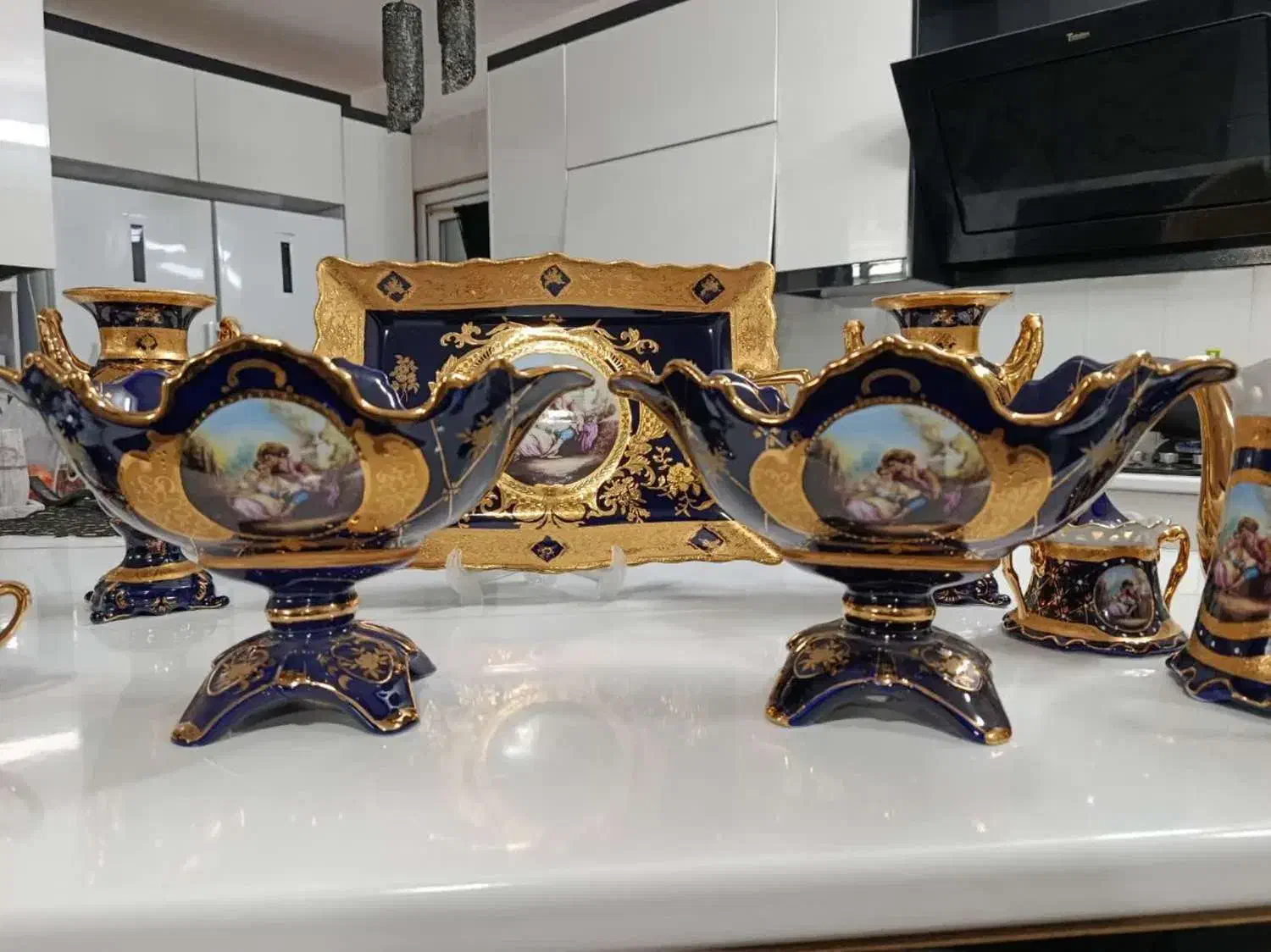 ظروف دکوری لیلی و مجنون|ظروف سرو و پذیرایی|کاشان, زیارتی|دیوار