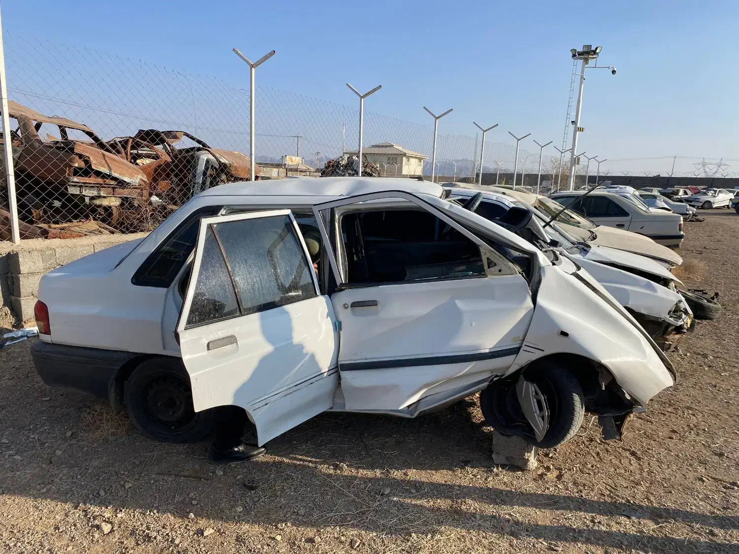 فروش پراید تصادفی|خودرو سواری و وانت|بیرجند, |دیوار