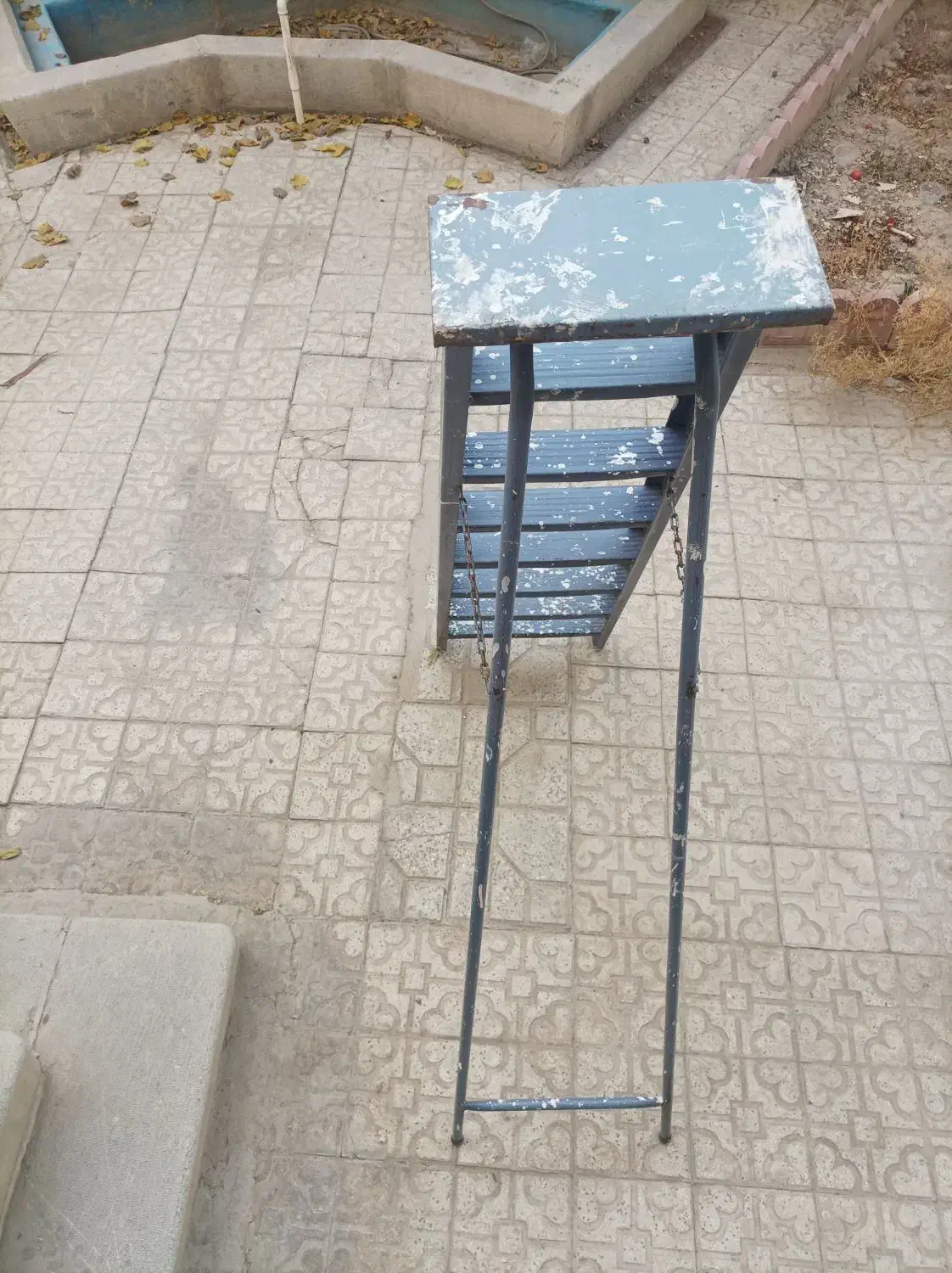 نردبان فلزی 7پله زنجیری|ابزارآلات|اصفهان, گلزار|دیوار