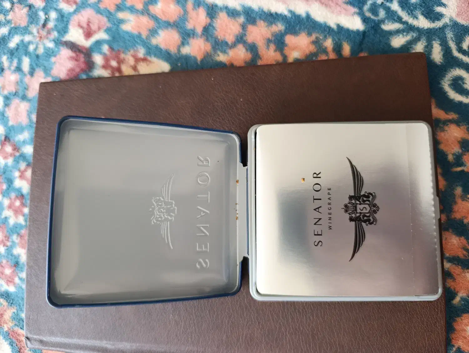 جعبه فلزی سیگار سناتور شرابی|زیورآلات و اکسسوری|آباده, |دیوار